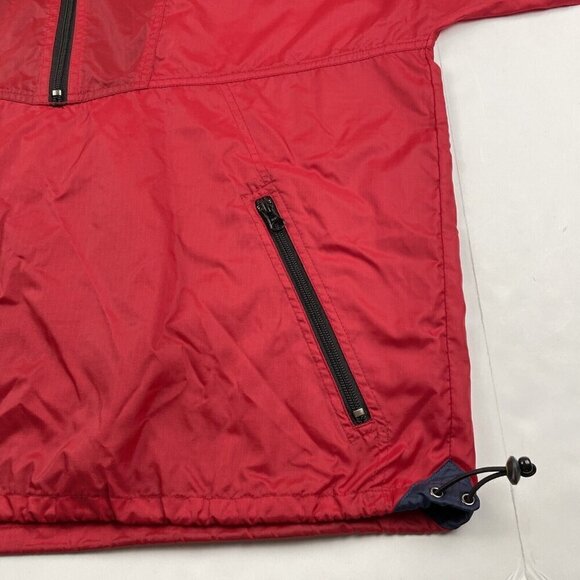 Helly Hansen Hooded 1/2 Zip Windbreaker Rain Jacket Men’s M Lightweight Vintage - Picture 9 of 13